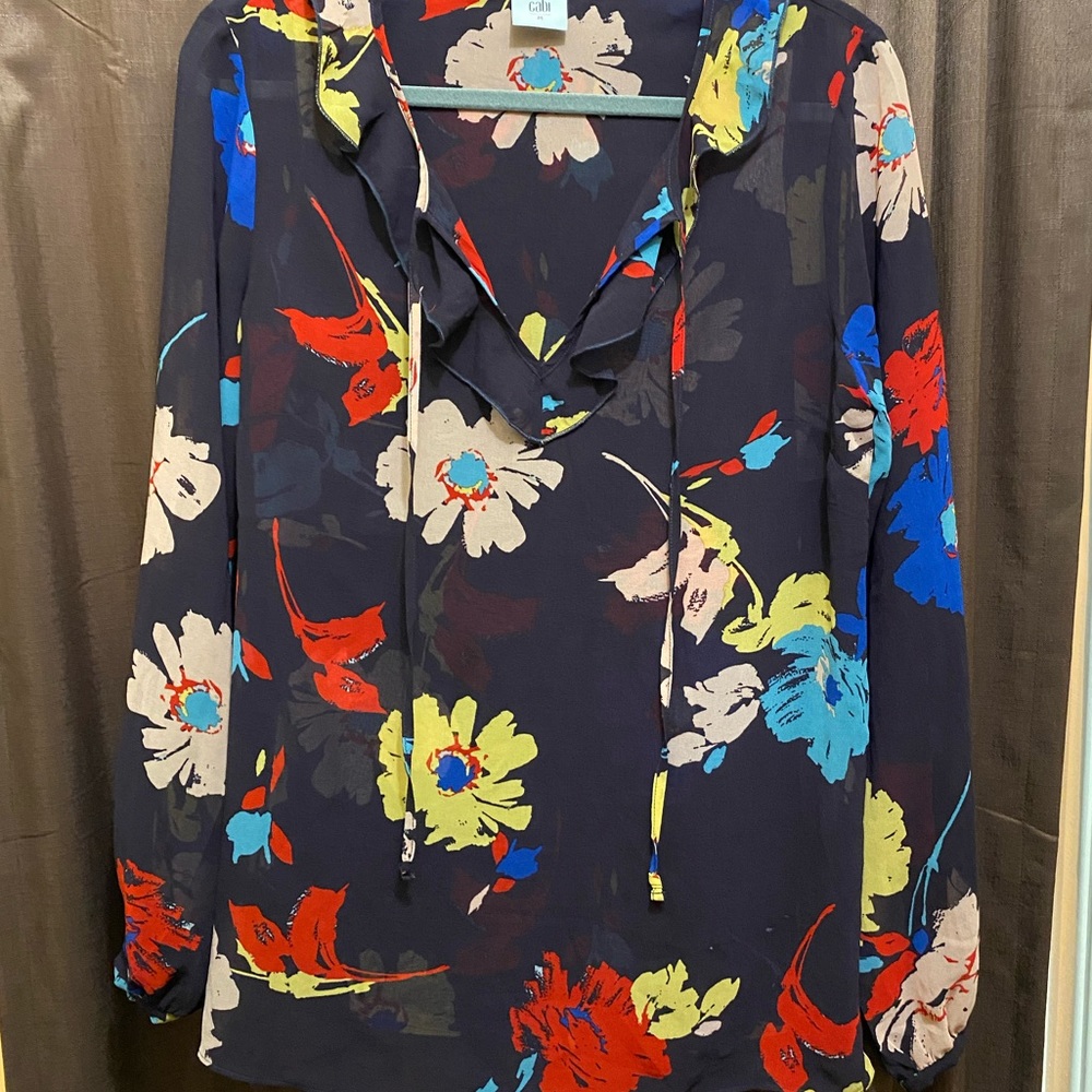 CABI Floral Blouse